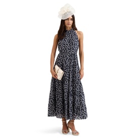 Nita Polka Dot Flared Dress
