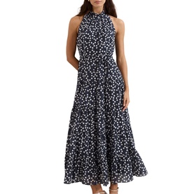 Nita Polka Dot Flared Dress