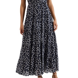Nita Polka Dot Flared Dress