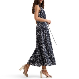 Nita Polka Dot Flared Dress