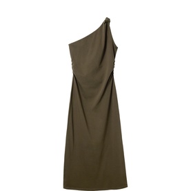 Asymmetric Off The Shoulder Dress