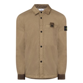 Compass Logo Crinkle Overshirt