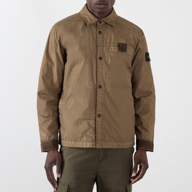 Compass Logo Crinkle Overshirt