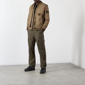 Compass Logo Crinkle Overshirt