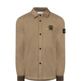 Compass Logo Crinkle Overshirt