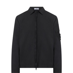 Logo Badge Zip Overshirt