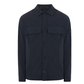 Tonal Logo Badge Overshirt