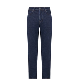 Logo Badge Slim Leg Jeans