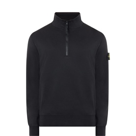 Compass Logo Half-Zip Fleece Sweatshirt