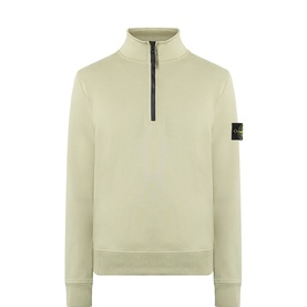 Compass Logo Half-Zip Fleece Sweatshirt