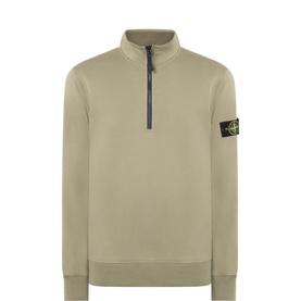 Compass Logo Half-Zip Fleece Sweatshirt