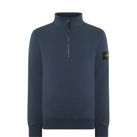 Compass Logo Half-Zip Fleece Sweatshirt