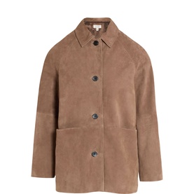 Suede Raglan Sleeve Jacket