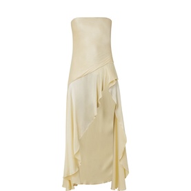 Lorenzo Asymmetric Off-The-Shoulder Dress