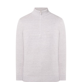 Relaxed Half-Zip Sweater