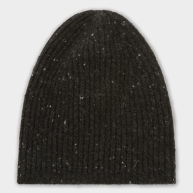 Rib-Knit Beanie Hat
