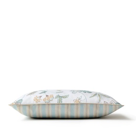 Kew Printed Boudoir Cushion Aqua Mix