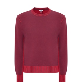 Colourblock Ribbed-Panel Sweater