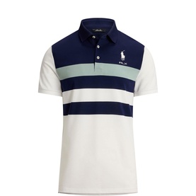 Pony Logo Tailored Golf Performance Polo Shirt