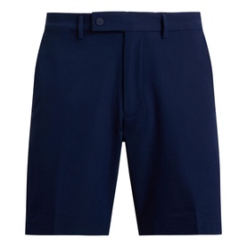 RLX Golf shorts in Refined Navy, flat-front style with button fastening and clean tailored finish