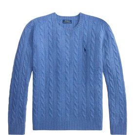 Pony Logo Cable Knitted Sweater