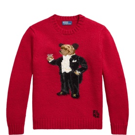 Polo Bear Logo Knitted Sweater
