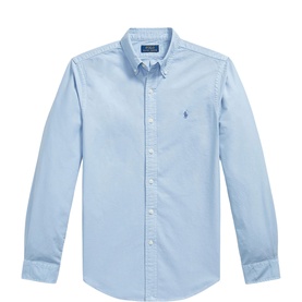 Pony Logo Slim Fit Oxford Shirt