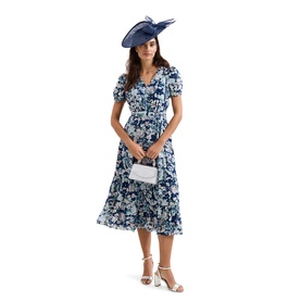 Azalea Floral Flared Dress