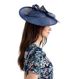 Double Bow Disc Fascinator