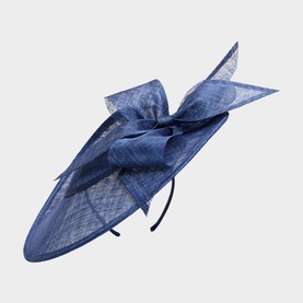 Double Bow Disc Fascinator