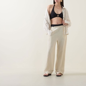 Cycle Cut-Out High-Rise Bikini Briefs