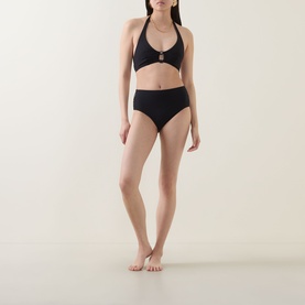 Float Cut-Out Triangle Bikini Top