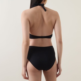 Float Cut-Out Triangle Bikini Top