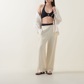 Float Cut-Out Triangle Bikini Top