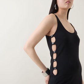 Ellipse Cut-Out Beach Dress