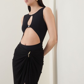 Pool Cut-Out One-Piece Swimsuit