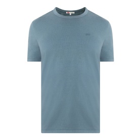 Levis Original Logo T-Shirt in Dark Slate, 100% cotton crew neck tee with short sleeves, straight hem and small logo detail.