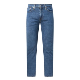Levi's 3049 Slim Jeans in Laugh It Off mid blue wash, five-pocket styling with belt loops, 99% cotton denim