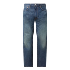 Levi's 501 straight-leg jeans in Advice To You mid blue wash, 100% cotton, with faded detailing and classic five-pocket styling