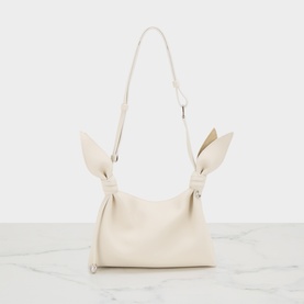 Scarf Mini Leather Shoulder Bag