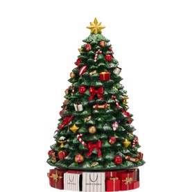 Brown Thomas Musical Christmas Tree Figurine 15cm
