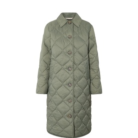 Carine Long Quilted Coat