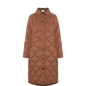 Carine Long Quilted Coat