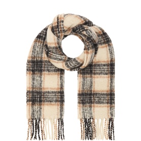 Chalena Check Brushed Scarf