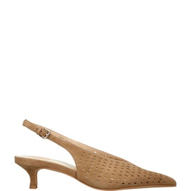 Alenna Woven Slingback Heels