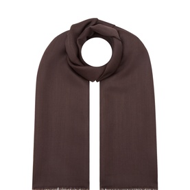 Solid Eyelash-Fringe Scarf