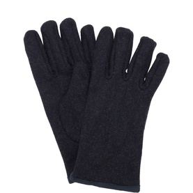 Tonal Trim Knitted Gloves