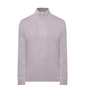 Merino Moulin&eacute; Half-Zip Sweater