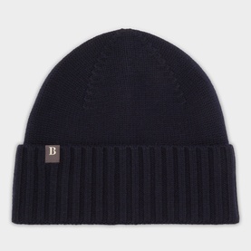 Merino Logo Badge Beanie Hat