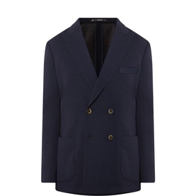 Double-Breasted Wool Blazer